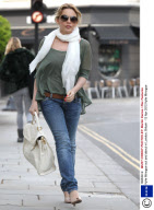 Kylie Minogue out and about in London, Britain - 13 Apr 2012