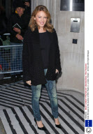 Kylie Minogue at the studios of BBC Radio 2, London, Britain - 23 Nov 2012