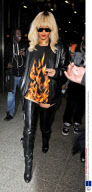 Rihanna takes the underground to the O2 arena, London, Britain - 27 Mar 2012