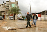 Snow and rain hit Palestinian Territories