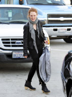 Julianne Moore Arrives With A Tom Ford Bag