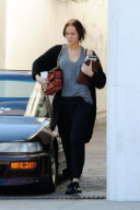 Jennifer Lawrence Heads To A Beverly Hills Salon