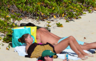 Olivia Palermo and Johannes Huebl enjoying some relaxing time in St Barts