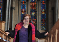Nadia Eweida wins religious discrimination case against former employer British Airways, Temple Church, London, Britain - 15 Jan 2013