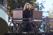 *EXCLUSIVE* Heidi Klum dances on the set of  Germany's Next Top Model