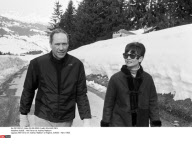 SUISSE : Mel Ferrer et Audrey Hepburn
