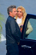 *EXCLUSIVE* Britney Spears arrives at "X Factor" with Jason Trawick 