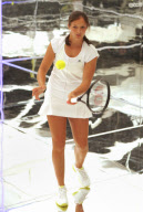 Stella McCartney Barricade for Adidas tennis fashion line photoshoot, Melbourne, Australia - 13 Jan 2013