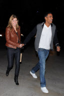 Ellen Pompeo and Chris Ivery make it a Lakers night