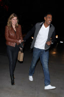 Ellen Pompeo and Chris Ivery make it a Lakers night