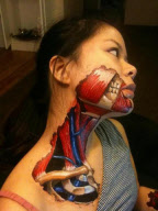 Anatomical body paintings by Danny Quirk, Massachusetts, America - 21 Jan 2013
