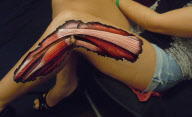 Anatomical body paintings by Danny Quirk, Massachusetts, America - 21 Jan 2013