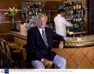 Michael Winner at the Rivoli Bar at the Ritz Hotel in London, Britain - 24 Apr 2000