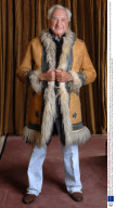 Michael Winner The 70-year-old Film Director Has Shed Three-and-a-half Stone. This Week He Said Dieting Means He Can Wear His 70s Wardrobe. Femail Put Him To The Test. Picture Shows: Michael Wearing An Afghan Coat. 'a Very Successful 6ft 2in Black M
