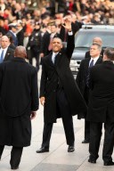 Walking the Inaugural parade