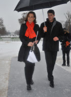 ARRIVEE DES PEOPLES AU DEFILE DIOR