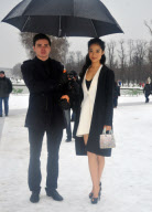ARRIVEE DES PEOPLES AU DEFILE DIOR