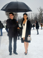 ARRIVEE DES PEOPLES AU DEFILE DIOR