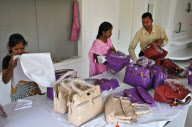 Inside the Indian factory where workers make £200 handbags sported by Pippa Middleton for just 17p an hour.
