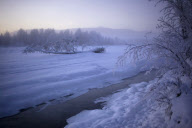 Village of Oymyakon, which is considered to be the coldest permanently inhabited settlement in the world, Russia - Jan 2013