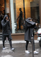 EXCLUSIVE Kanye West and Kim Kardashian in Paris