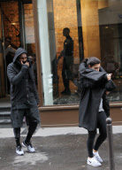 EXCLUSIVE Kanye West and Kim Kardashian in Paris