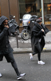 EXCLUSIVE Kanye West and Kim Kardashian in Paris