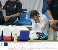 David Beckham On The Bench. England V Portugal (0-0; Portugal Won By Penalty Shootout) 2006 Football World Cup - Gelsenkirchen Germany.