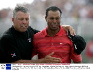 Tiger Woods Wins The 2006 Open And Cries With Caddie Steve Williams The Open 2006 Royal Liverpool Final Round. [pic] Andy Hooper.