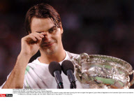MELBOURNE : Australian Open Tennis: Federer-Baghdatis