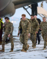 Prince Harry returns from tour of duty in Afghanistan, RAF Brize Norton, Oxfordshire, Britain - 23 Jan 2013