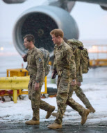 Prince Harry returns from tour of duty in Afghanistan, RAF Brize Norton, Oxfordshire, Britain - 23 Jan 2013