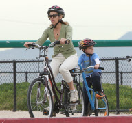 Sheryl Crow Takes Her Boys To The Beach 
