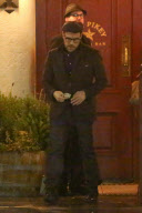 *EXCLUSIVE* Jeremy Piven looks dapper at Pikey Bar