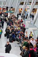Streik des Sicherheitspersonals am Düsseldorfer Flughafen 