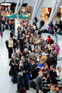 Streik des Sicherheitspersonals am Düsseldorfer Flughafen 