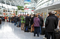 Streik des Sicherheitspersonals am Düsseldorfer Flughafen 