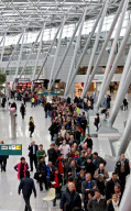 Streik des Sicherheitspersonals am Düsseldorfer Flughafen 