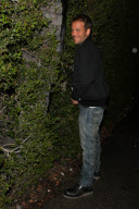 *EXCLUSIVE* Stephen Dorff takes a pee break as he leaves the Roosevelt hotel