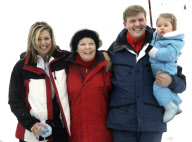 Dutch royal family wintersport Lech