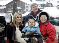 Dutch royal family wintersport Lech