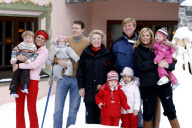 Dutch Royals on winter vacation in Lech Austria