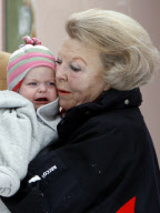 Dutch Royals on winter vacation in Lech Austria