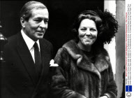 Queen Beatrix And Prince Claus (died 10/2002) Of The Netherlands At No. 10 Downing Street During Their Royal Tour.