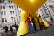 Atomkraftgegner demonstrieren in Berlin gegen Gorleben als Endlagerstandort