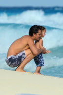 *EXCLUSIVE* Orlando Bloom teaches Flynn the lessons of the Sea