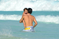 *EXCLUSIVE* Orlando Bloom teaches Flynn the lessons of the Sea
