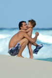 *EXCLUSIVE* Orlando Bloom teaches Flynn the lessons of the Sea