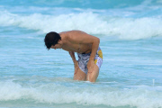 *EXCLUSIVE* Orlando Bloom teaches Flynn the lessons of the Sea