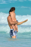 *EXCLUSIVE* Orlando Bloom teaches Flynn the lessons of the Sea